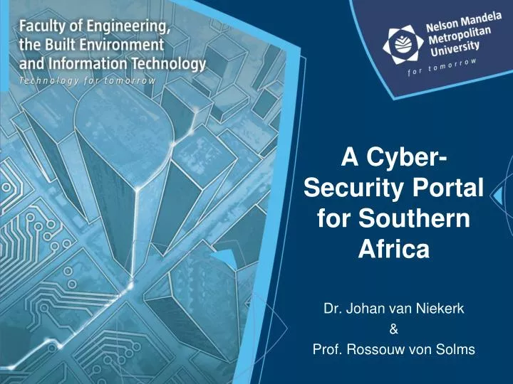 a cyber security portal for southern africa