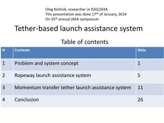 Tether-based launch assistance system
