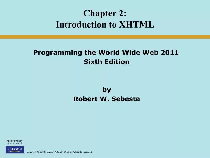 chapter 2 introduction to xhtml