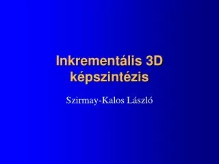inkrement lis 3d k pszint zis