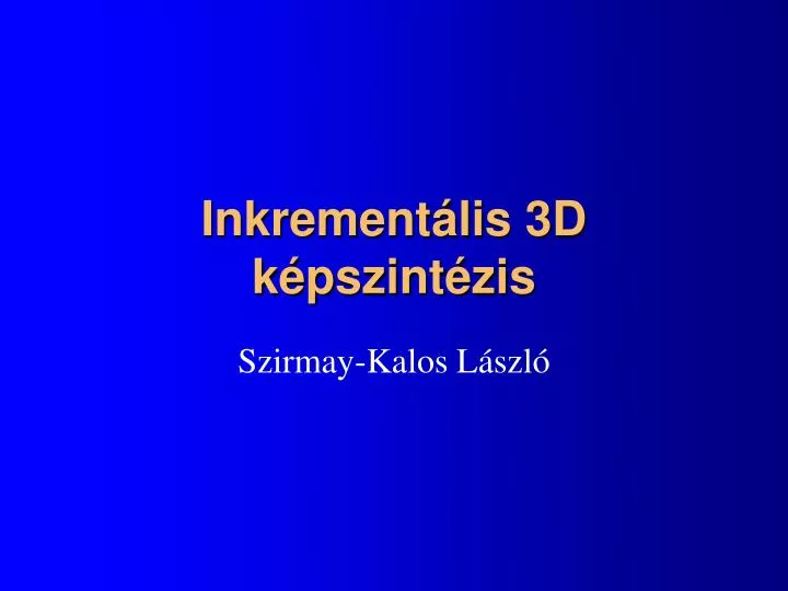 inkrement lis 3d k pszint zis