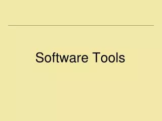 software tools