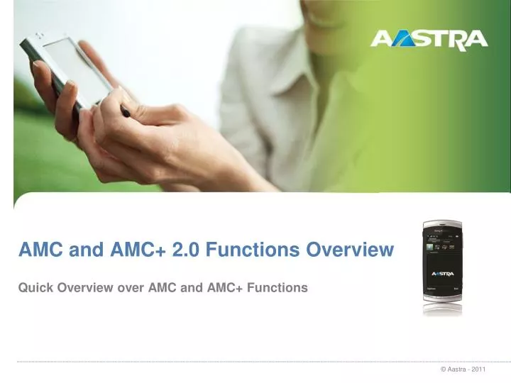 amc and amc 2 0 functions overview
