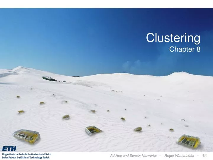 clustering chapter 8
