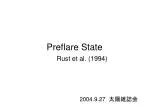 Preflare State - slide 1