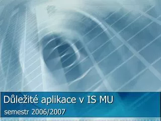 d le it aplikace v is mu