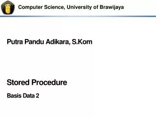 stored procedure