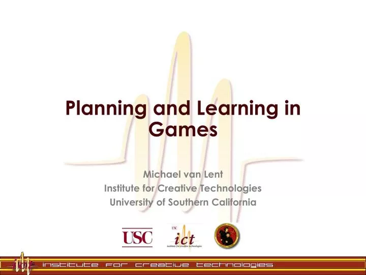 planning and learning in games