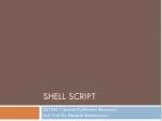Shell SCRIPT - slide 1