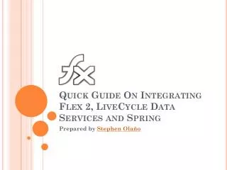 Quick Guide On Integrating Flex 2, LiveCycle Data Services and Spring