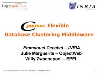 : Flexible Database Clustering Middleware