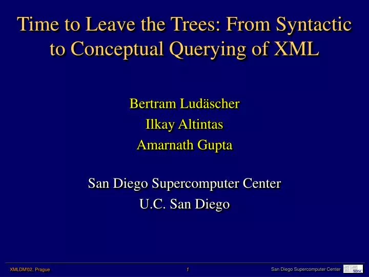 time to leave the trees from syntactic to conceptual querying of xml