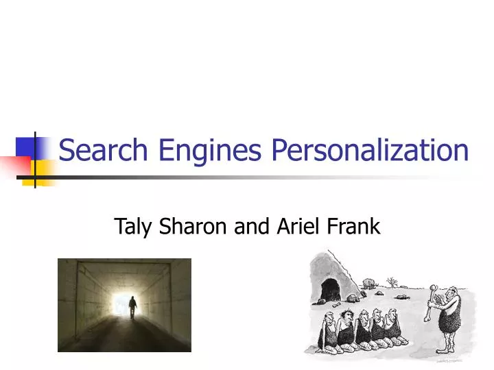 search engines personalization