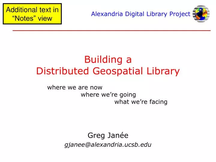 building a distributed geospatial library