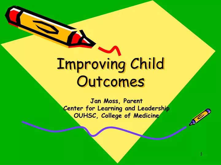 improving child outcomes