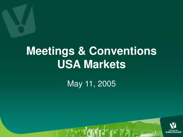 meetings conventions usa markets