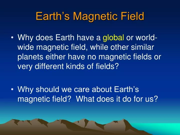 earth s magnetic field