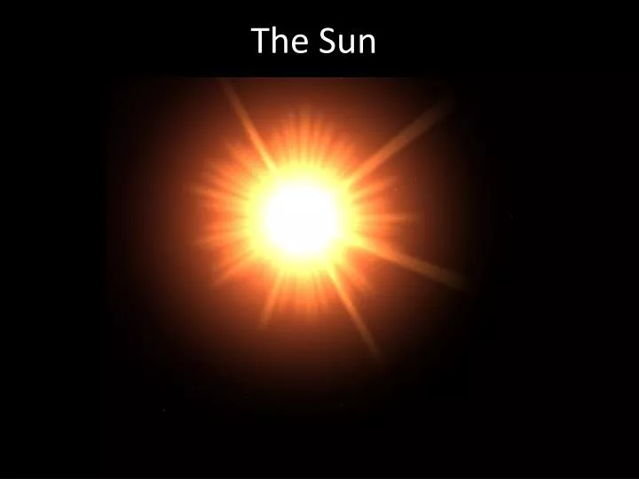 the sun