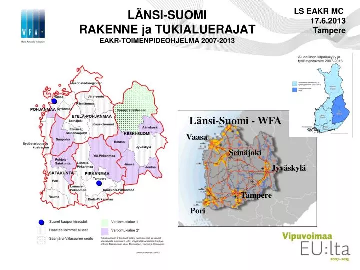l nsi suomi rakenne ja tukialuerajat eakr toimenpideohjelma 2007 2013