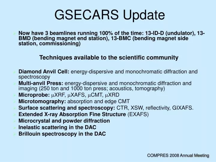 gsecars update