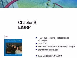 Chapter 9 EIGRP