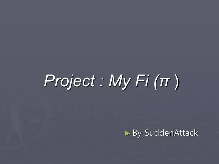 project my fi