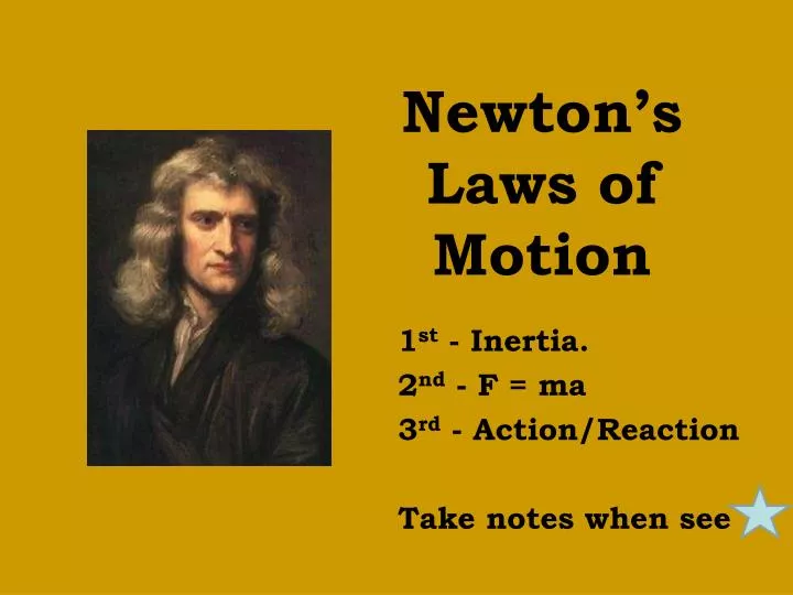 newton s laws of motion