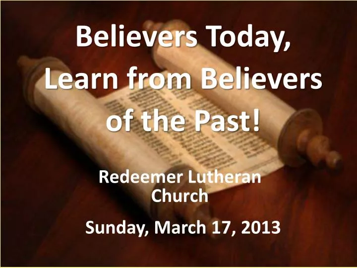 redeemer lutheran church