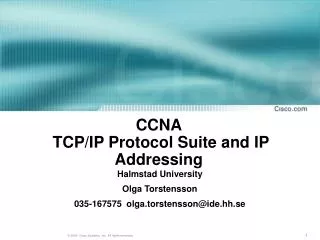 ccna tcp ip protocol suite and ip addressing