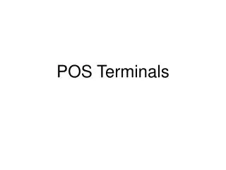 POS Terminals