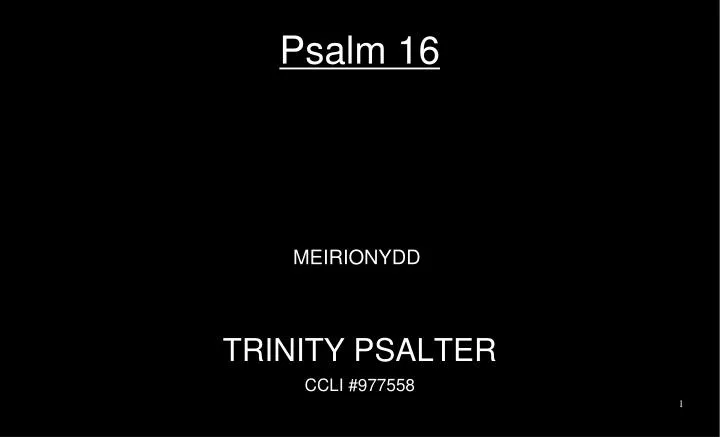 psalm 16