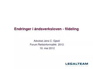 endringer i ndsverksloven fildeling