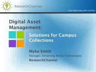 Digital Asset Management: