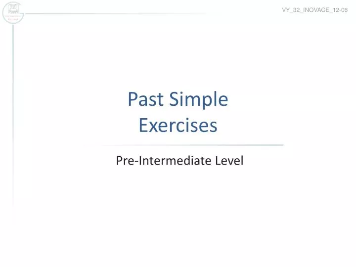 past simple exercises