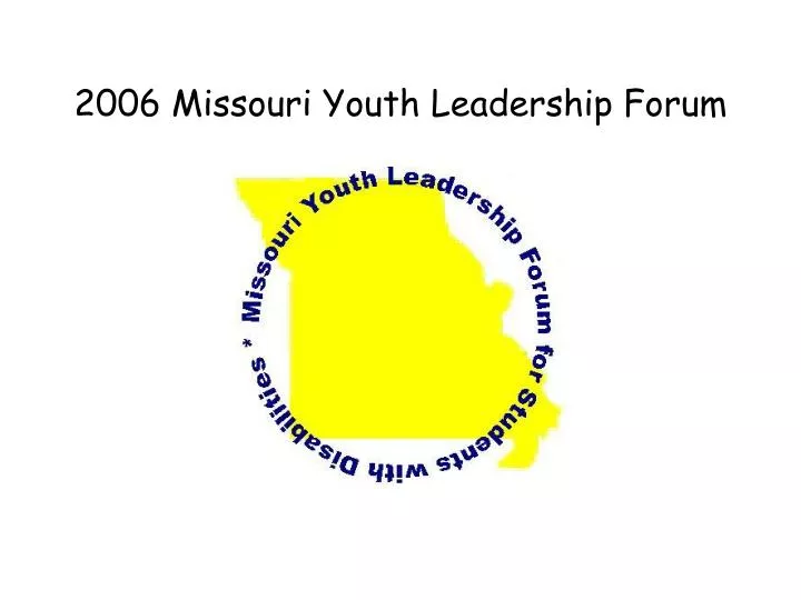 2006 missouri youth leadership forum