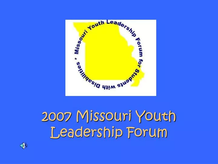 2007 missouri youth leadership forum