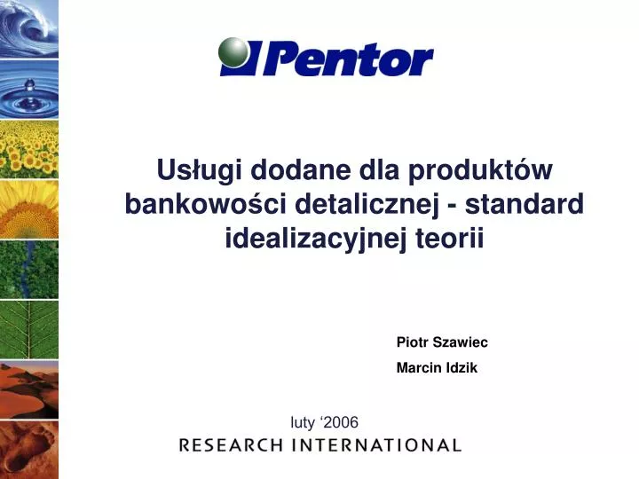 us ugi dodane dla produkt w bankowo ci detalicznej standard idealizacyjnej teorii