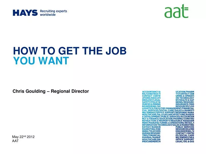 how to get the job you want
