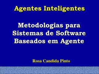 agentes inteligentes