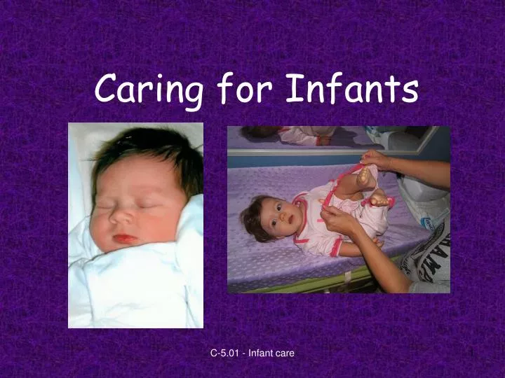 caring for infants