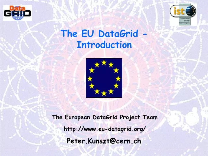 the eu datagrid introduction