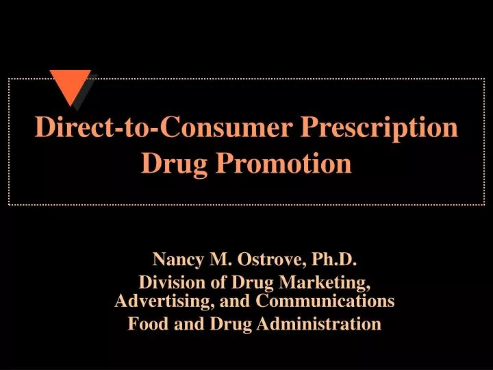 direct to consumer prescription drug promotion