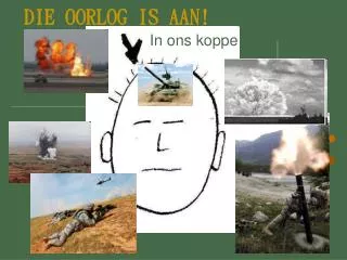 die oorlog is aan