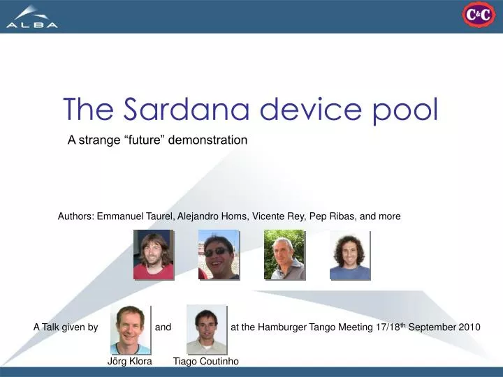 the sardana device pool