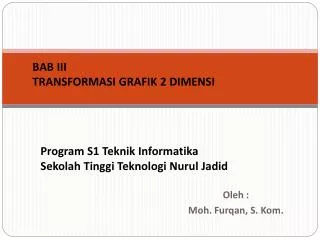 oleh moh furqan s kom