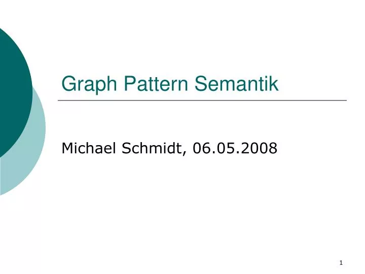 graph pattern semantik