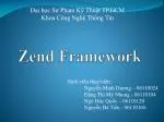 Zend Framework - slide 1