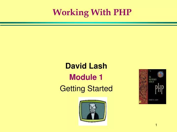 working with php