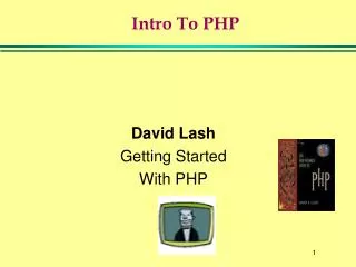 Intro To PHP