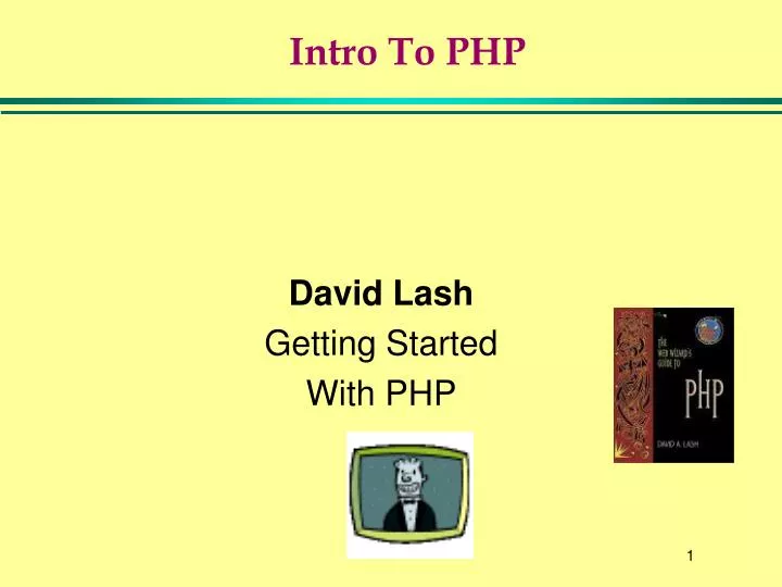 intro to php